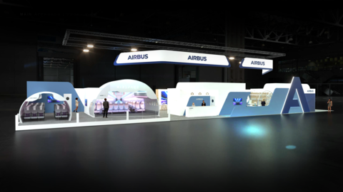 Airbus AIX 2023 booth