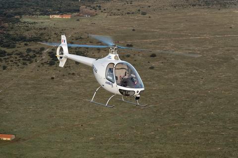 The Airbus Helicopters VSR 700 demonstrator during flight in the unmanned autonomous mode.